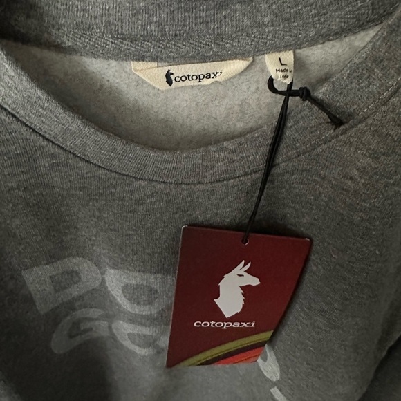 Cotopaxi Heather Grey Crew Sweatshirt - “Do Good” - Picture 4 of 4